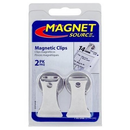 MASTER MAGNETICS 2PK CHR Magnet Clip 7219